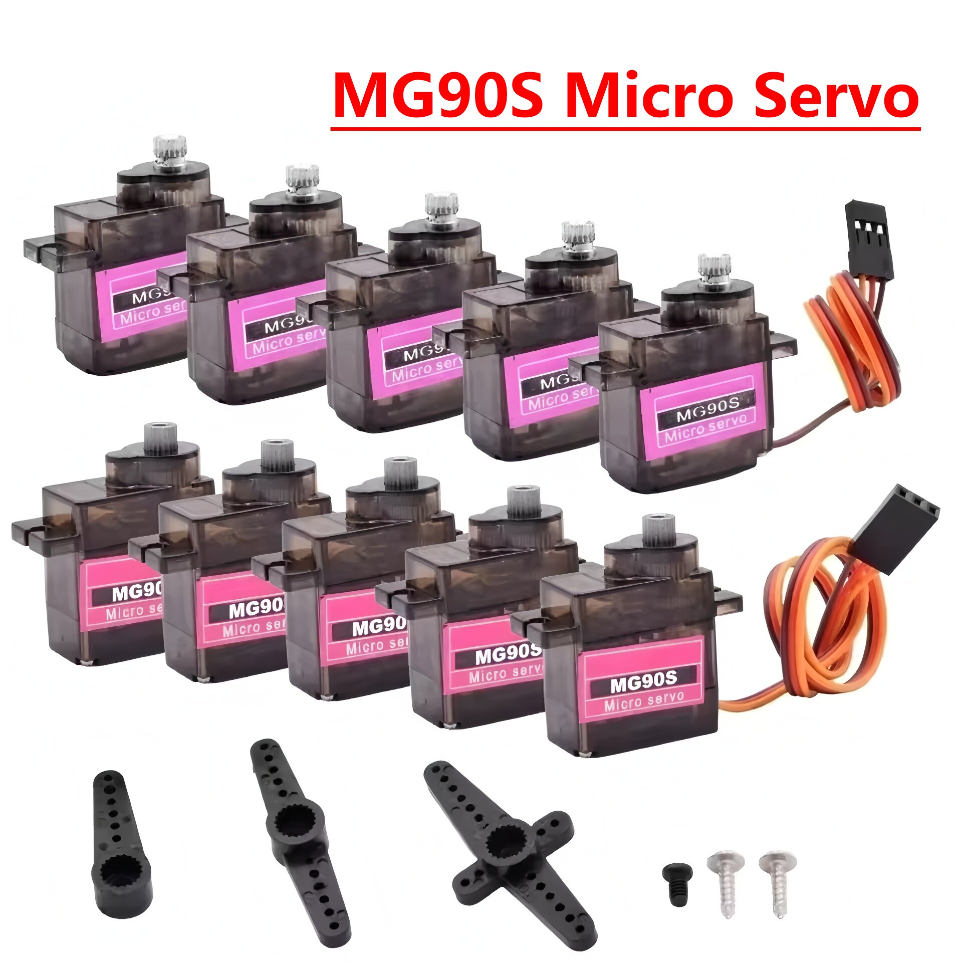 Diy Automation Projects - 4/5/10/20 adet MG90S Mikro Servo Motor
