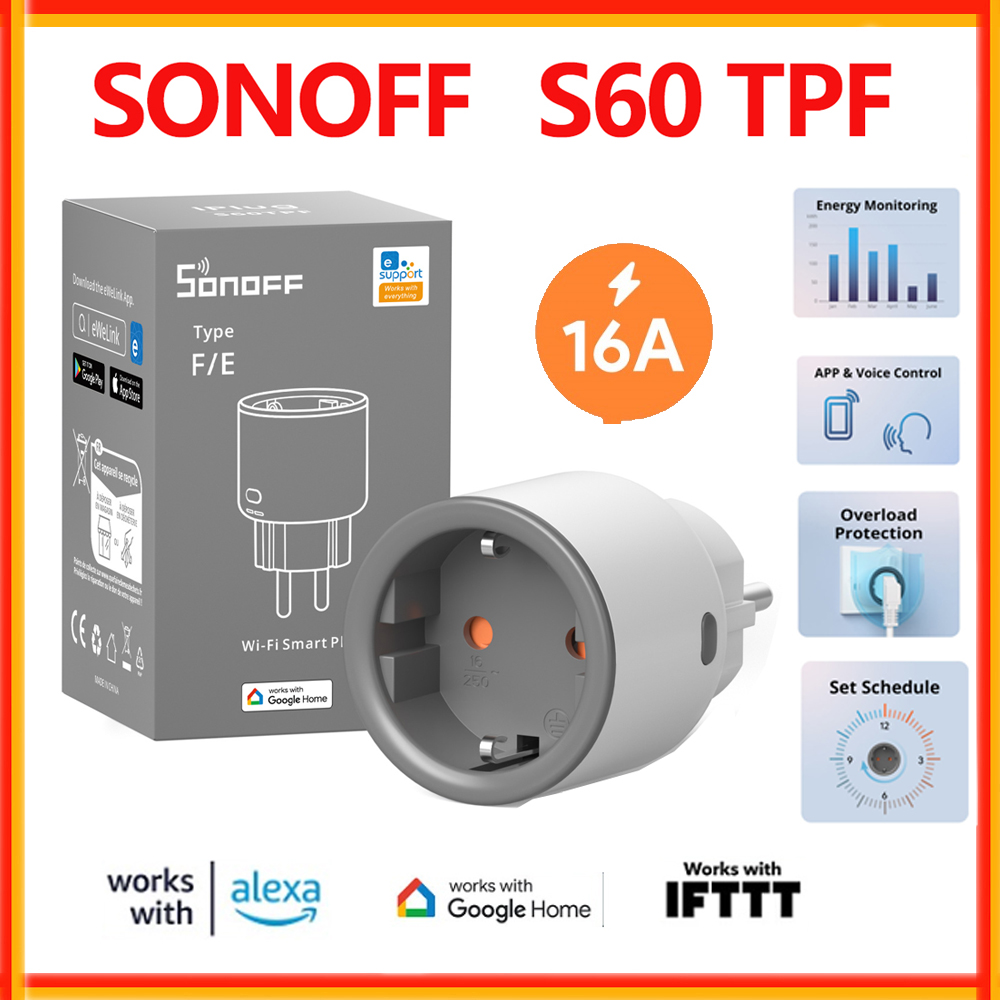 SONOFF S60 TPF AB Wifi Akıllı  - Sonoff Basic Switch incelemesi ve fiyatı